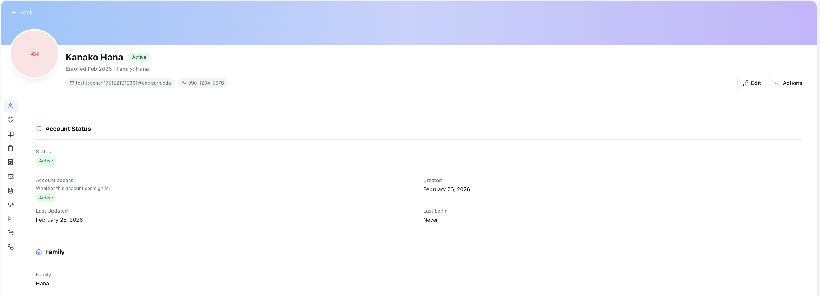 OneLearn documents and account audit — files and activity on the right person